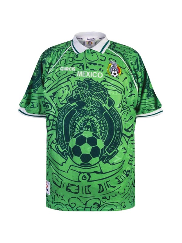 Mexico home retro jersey soccer uniform men's second football top shirt 1998